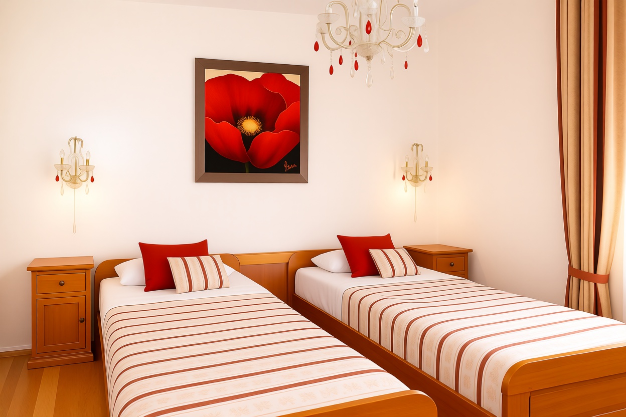 House with direct beach access in La Manga del Mar Menor — Bedroom
