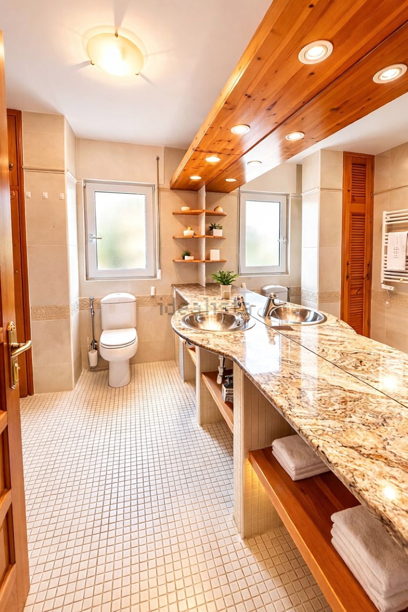 House with direct beach access in La Manga del Mar Menor — Bathroom