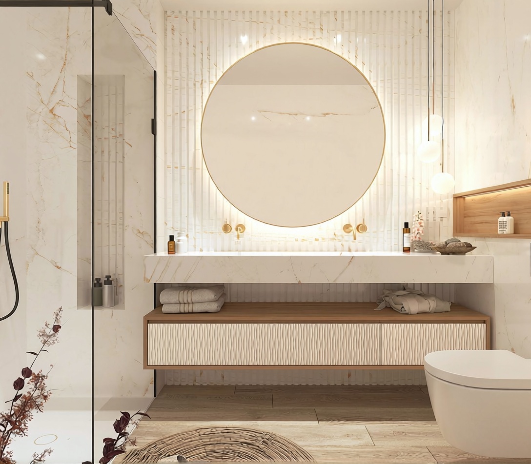 Beachfront flat in La Manga del Mar Menor — Bathroom