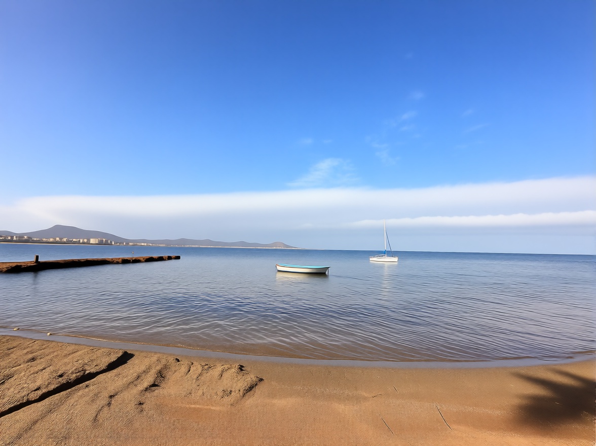 Chalet avec accès direct à la plage à Cartagena — Vue mer