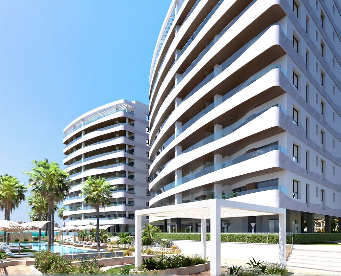 Beachfront flat in La Manga del Mar Menor — Sea view
