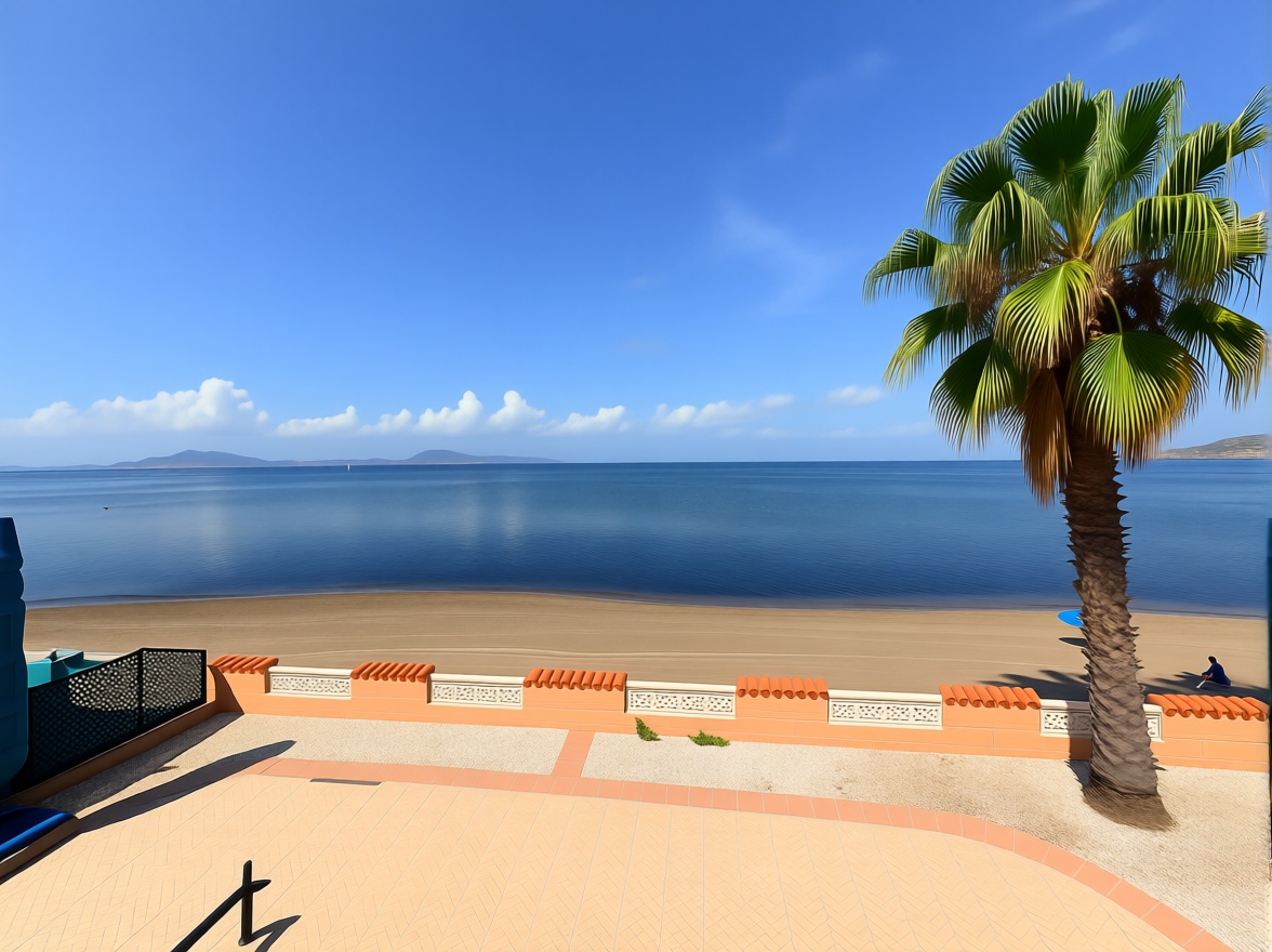 Chalet with direct beach access in La Manga del Mar Menor — Sea view