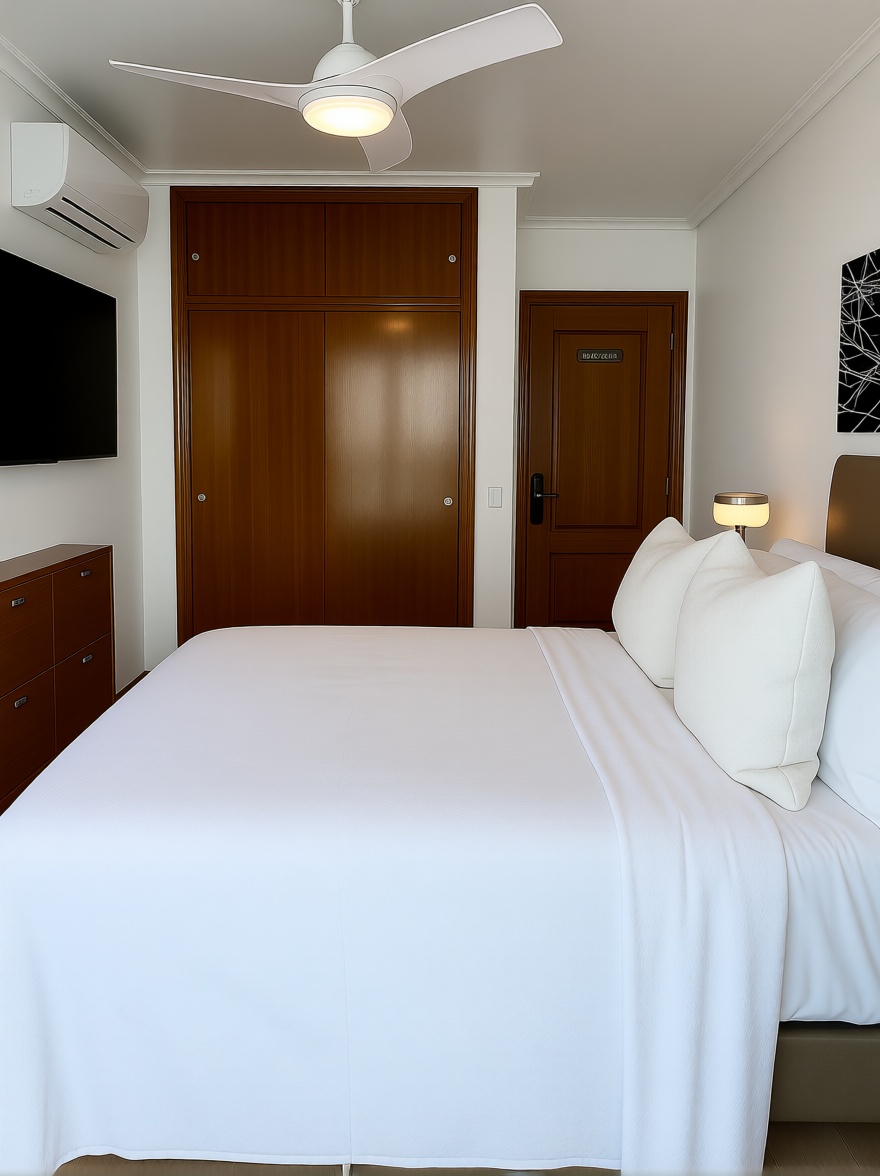 Ático en primera línea de mar en La Manga del Mar Menor — Dormitorio