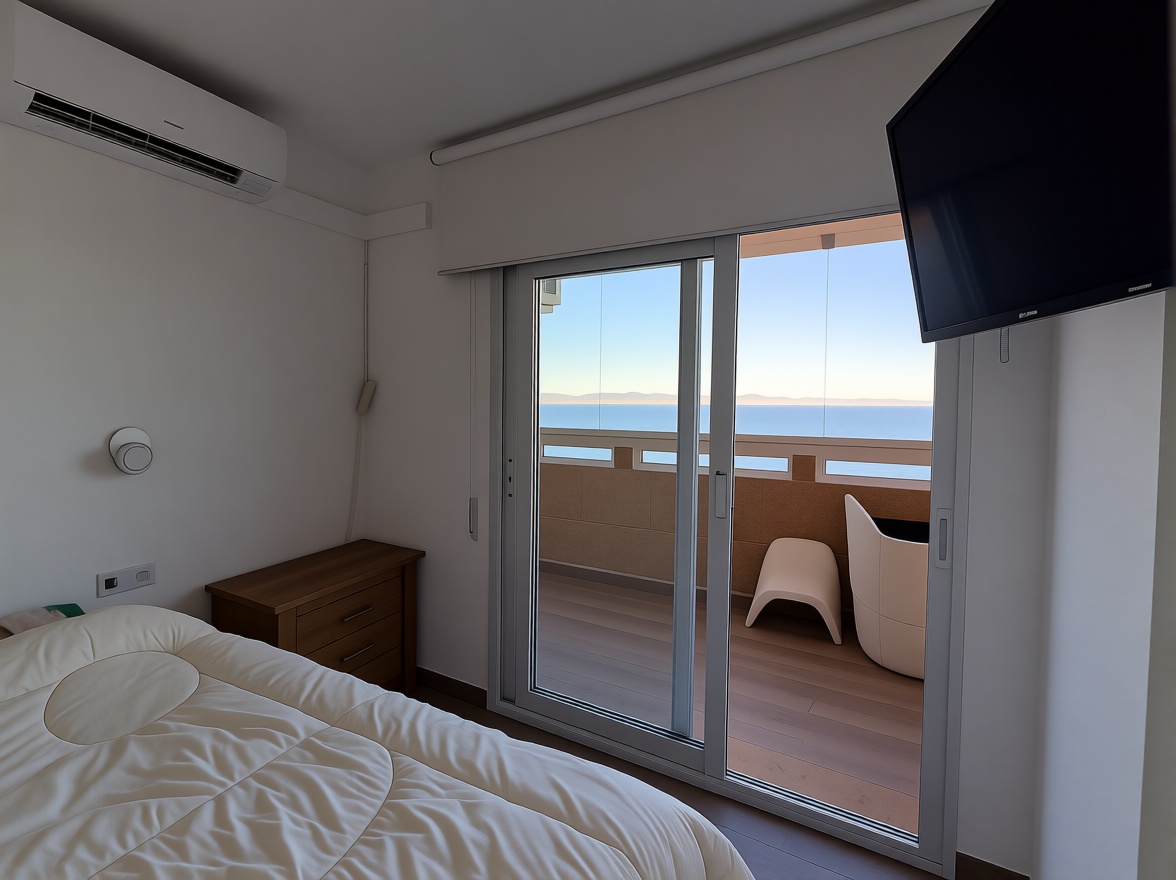 Seafront attic in La Manga del Mar Menor — Bedroom