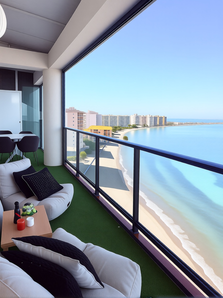 Ático en primera línea de mar en La Manga del Mar Menor