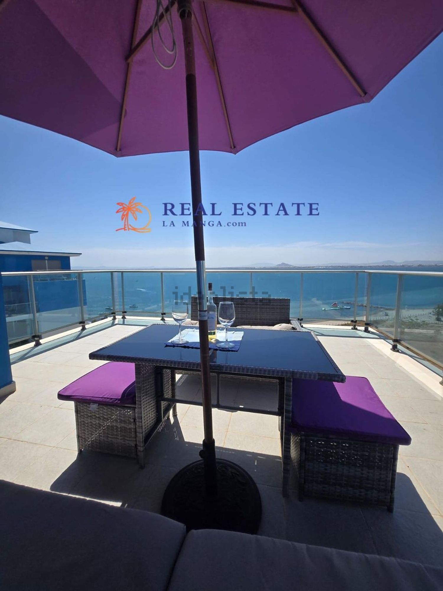 Duplex for sale frontline beach in La Manga del Mar Menor