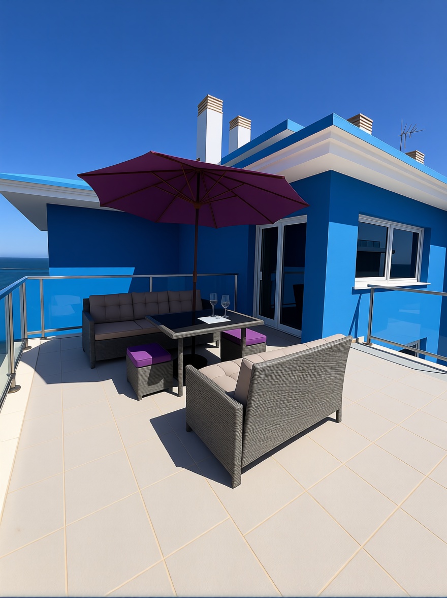 Dúplex en primera línea de playa en La Manga del Mar Menor — Cocina
