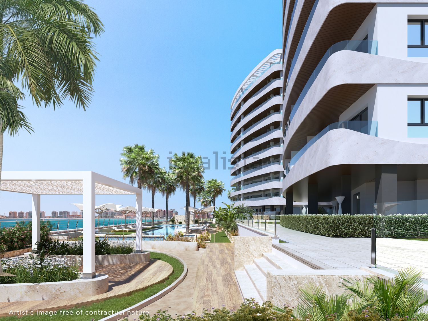 Appartement à vendre pieds dans l'eau à La Manga del Mar Menor