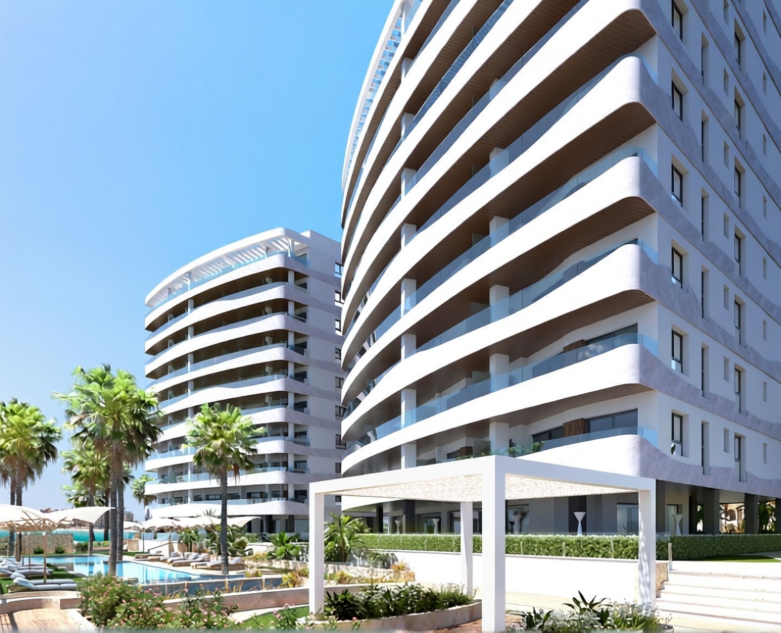 Wohnung in erste Strandlinie in La Manga del Mar Menor — Meerblick