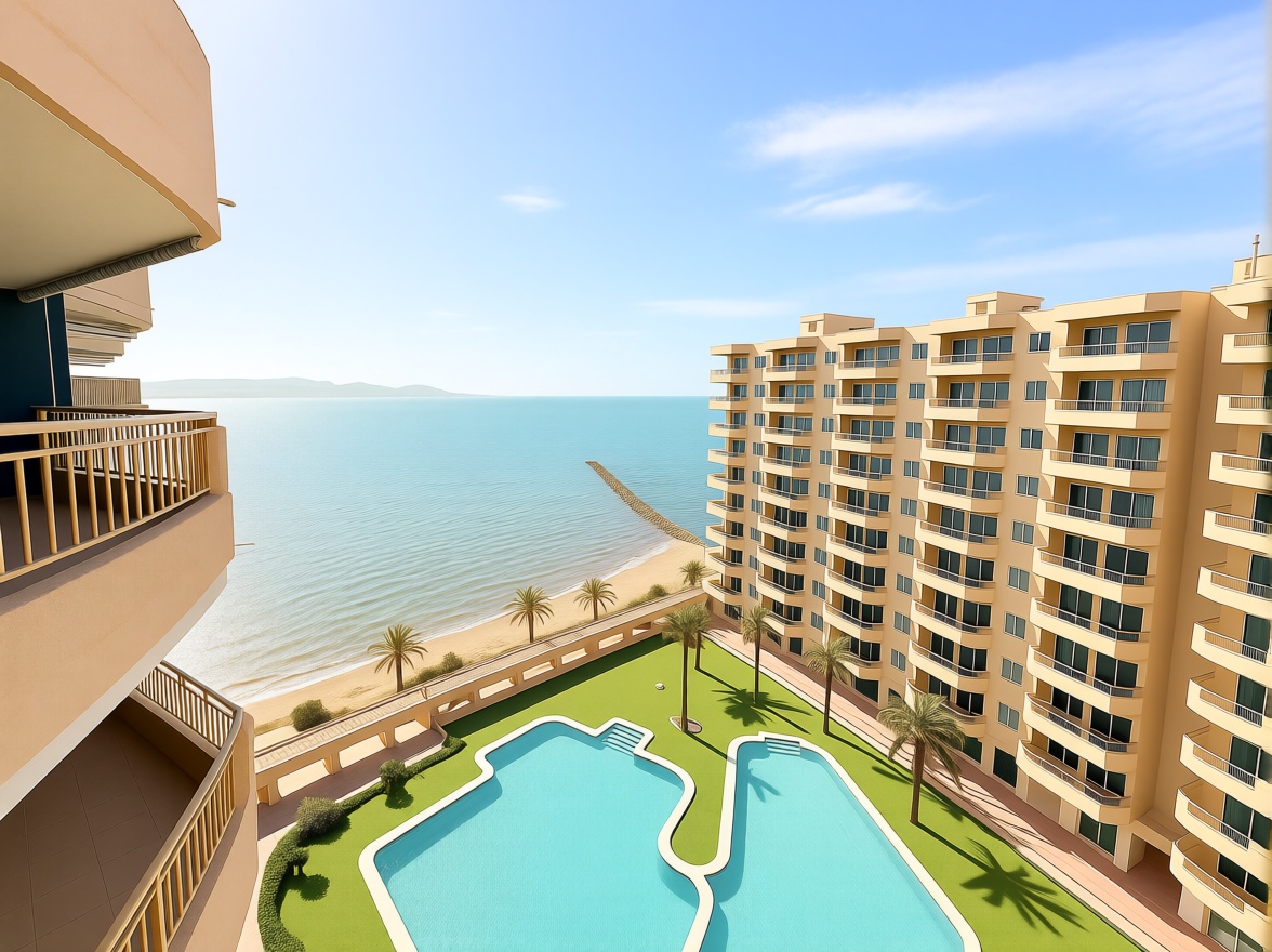 Ático en primera línea de mar en La Manga del Mar Menor — Terraza mar