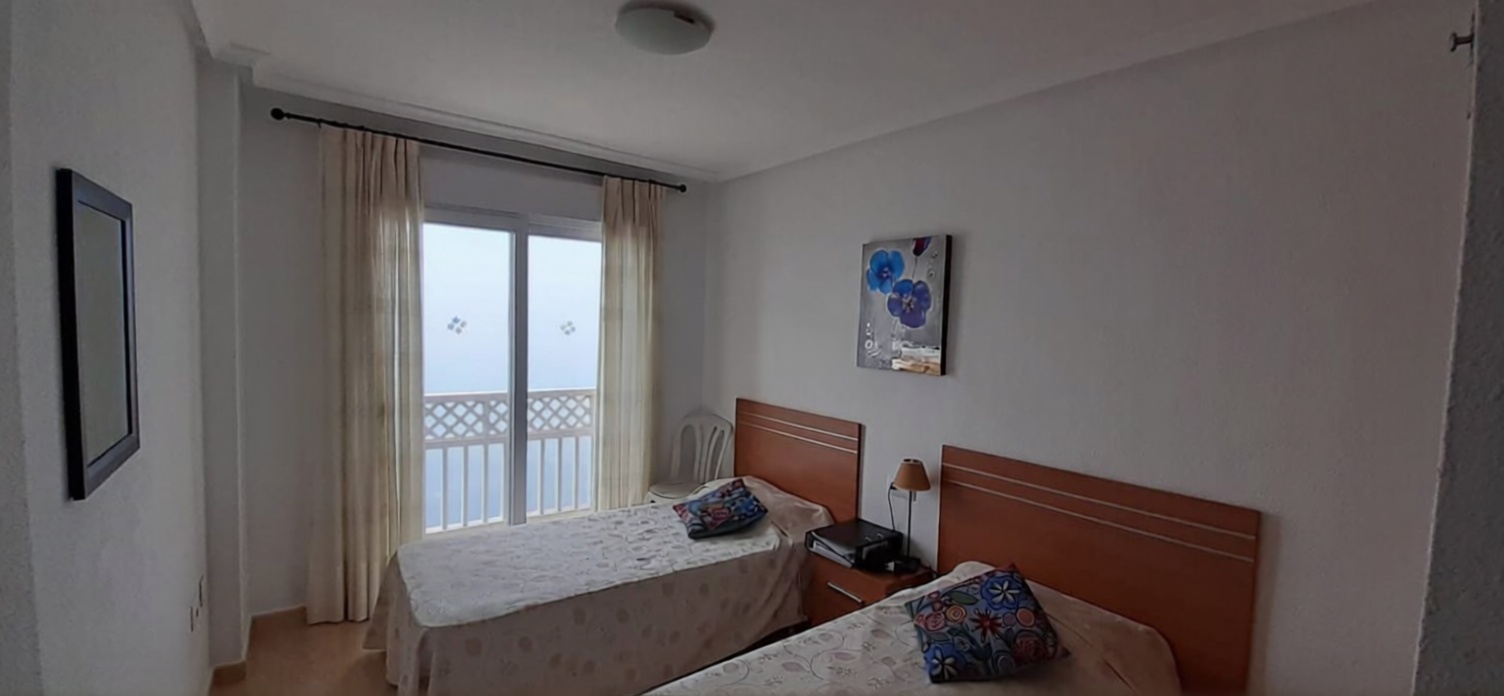 Penthouse in erste Meereslinie in La Manga del Mar Menor — Schlafzimmer