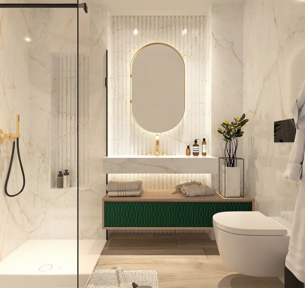 Apartamento em primeira linha de praia em La Manga del Mar Menor — Casa banho