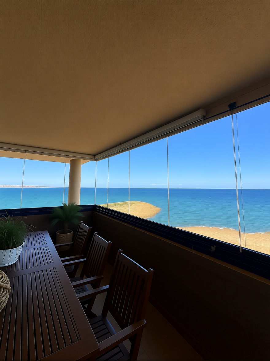 Квартира первая линия пляжа в La Manga del Mar Menor — Морская терраса