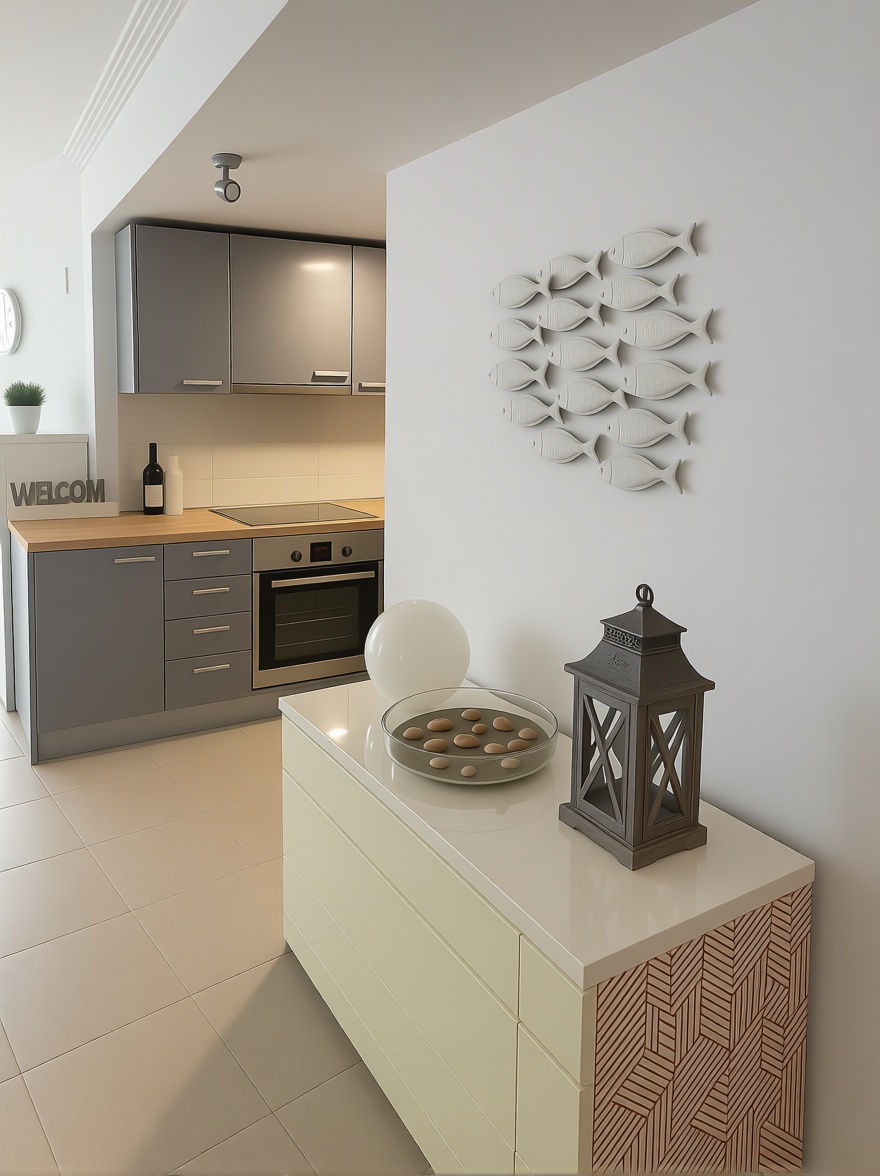 Beachfront flat in La Manga del Mar Menor — Kitchen