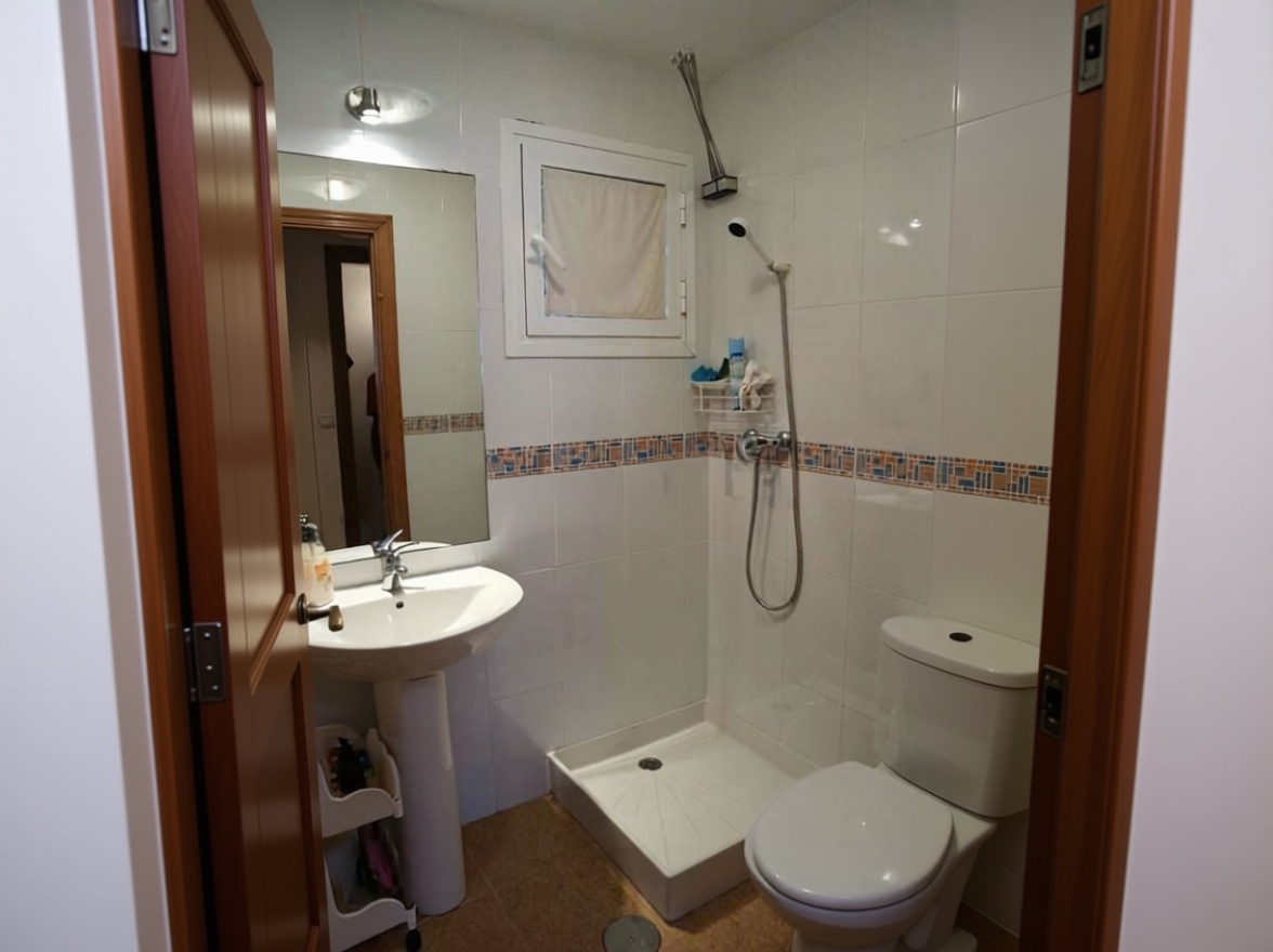 Chalet con acceso directo a playa en La Manga del Mar Menor — Baño