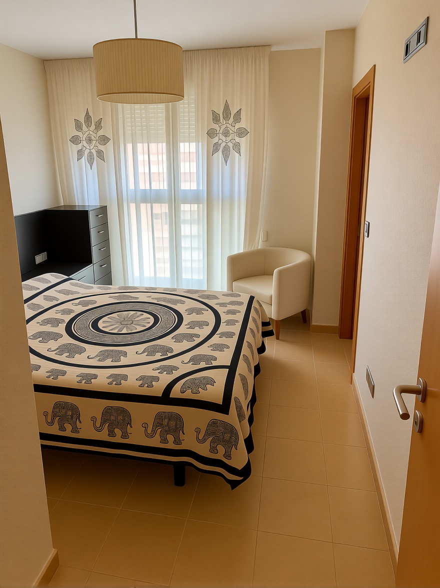 Пентхаус первая линия моря в La Manga del Mar Menor — Спальня