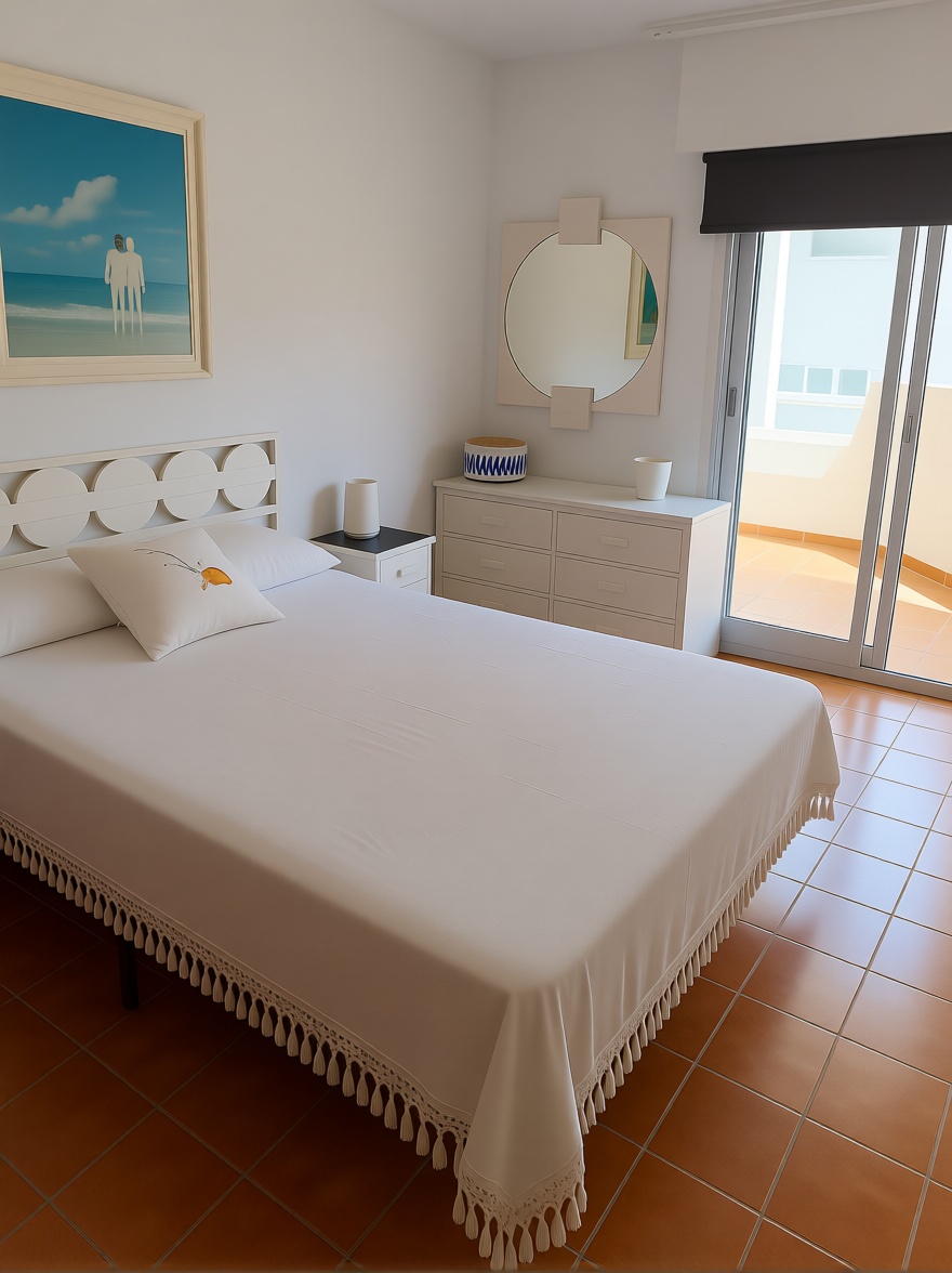 Appartement en première ligne de plage à La Manga del Mar Menor — Chambre