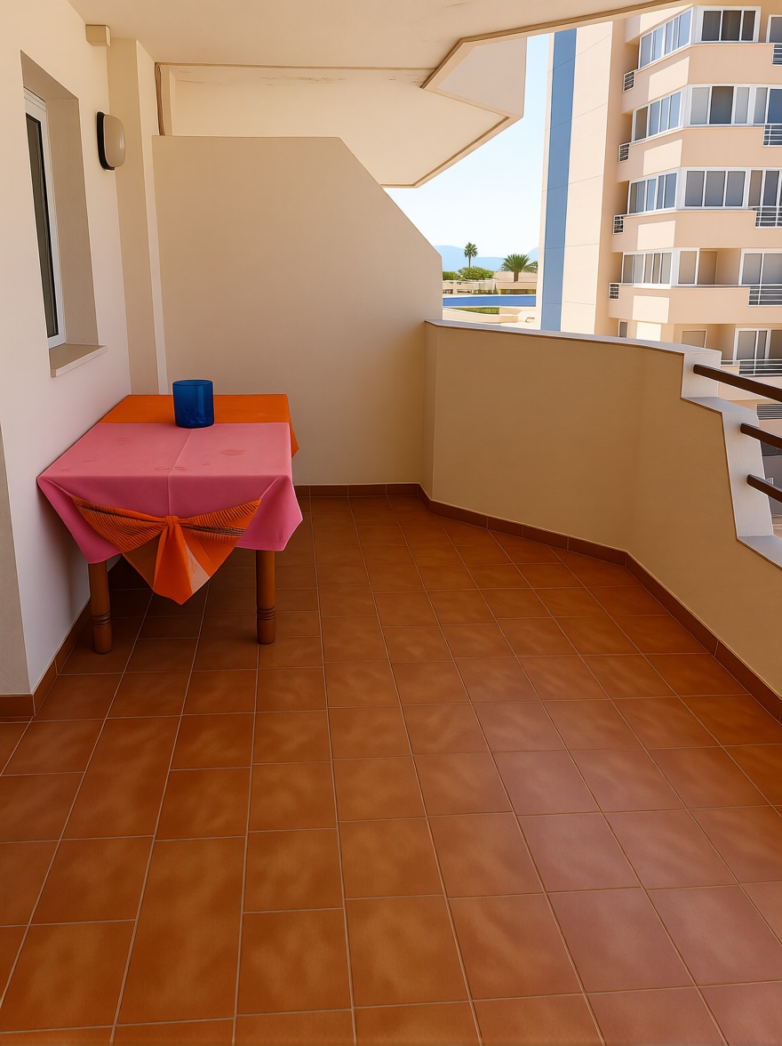 Appartement en première ligne de plage à La Manga del Mar Menor — Terrasse
