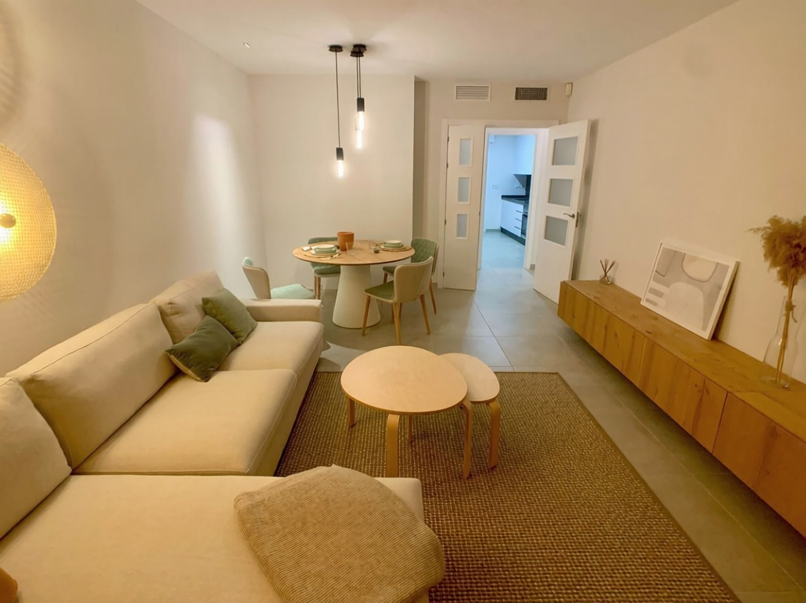 Apartamento em primeira linha de praia em La Manga del Mar Menor — Cozinha