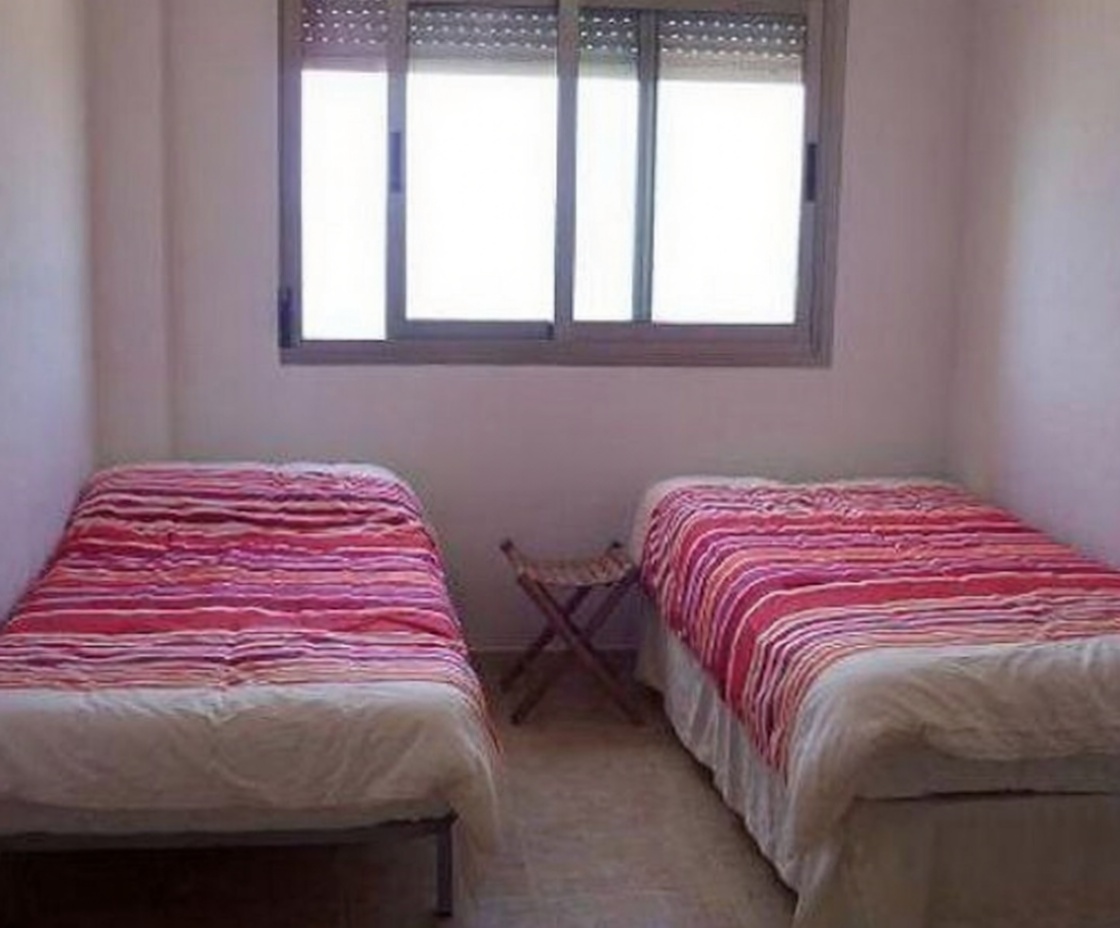 Ático en primera línea de mar en La Manga del Mar Menor — Dormitorio