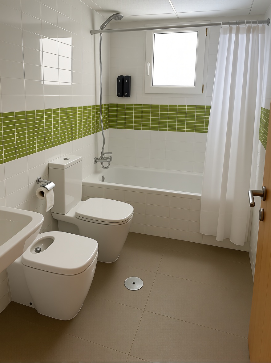 Apartamento em primeira linha de praia em La Manga del Mar Menor — Casa banho