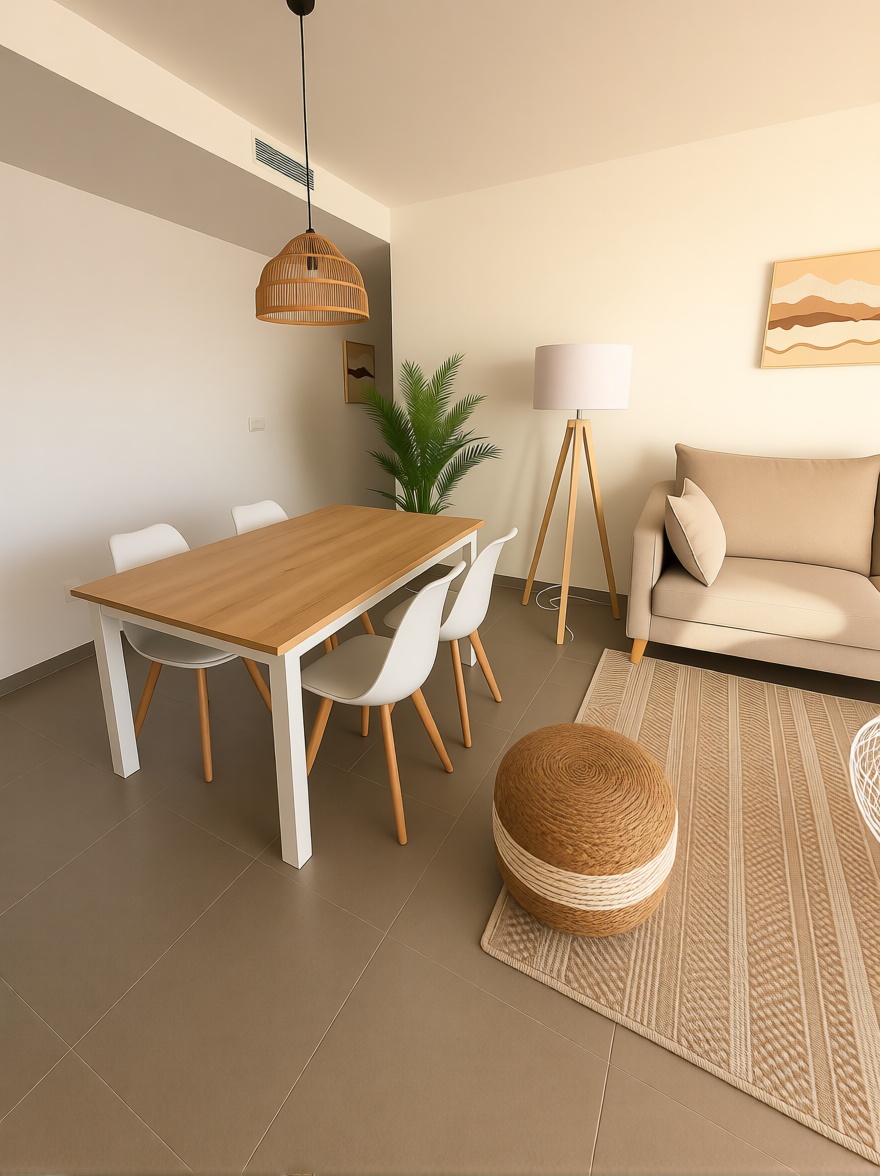 Beachfront flat in La Manga del Mar Menor — Sea terrace