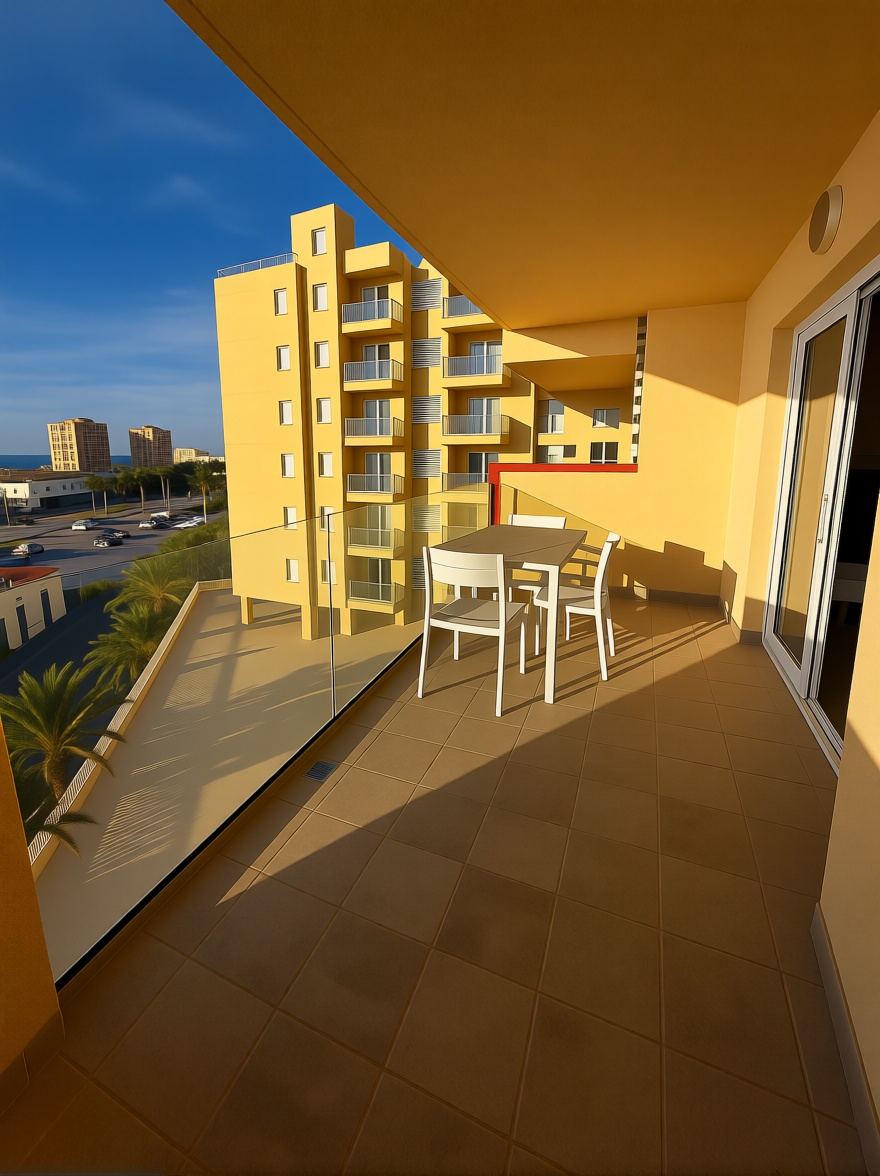 Beachfront flat in La Manga del Mar Menor — Bedroom