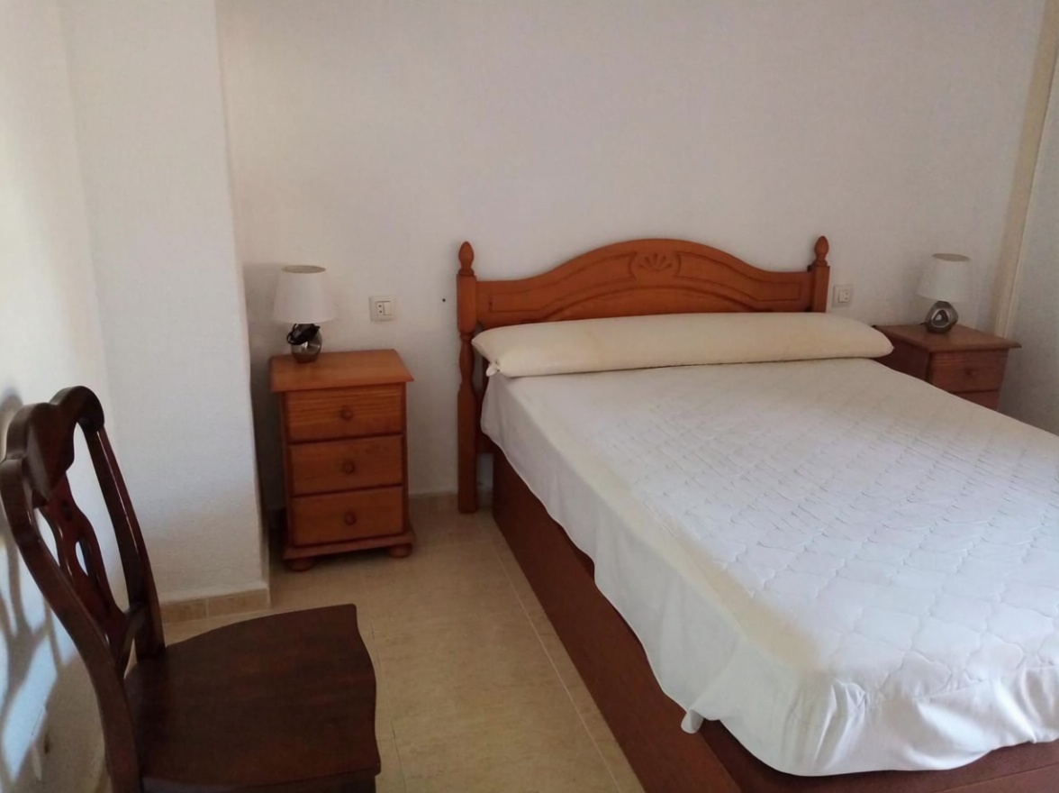 Chalet con acceso directo a playa en La Manga del Mar Menor — Dormitorio