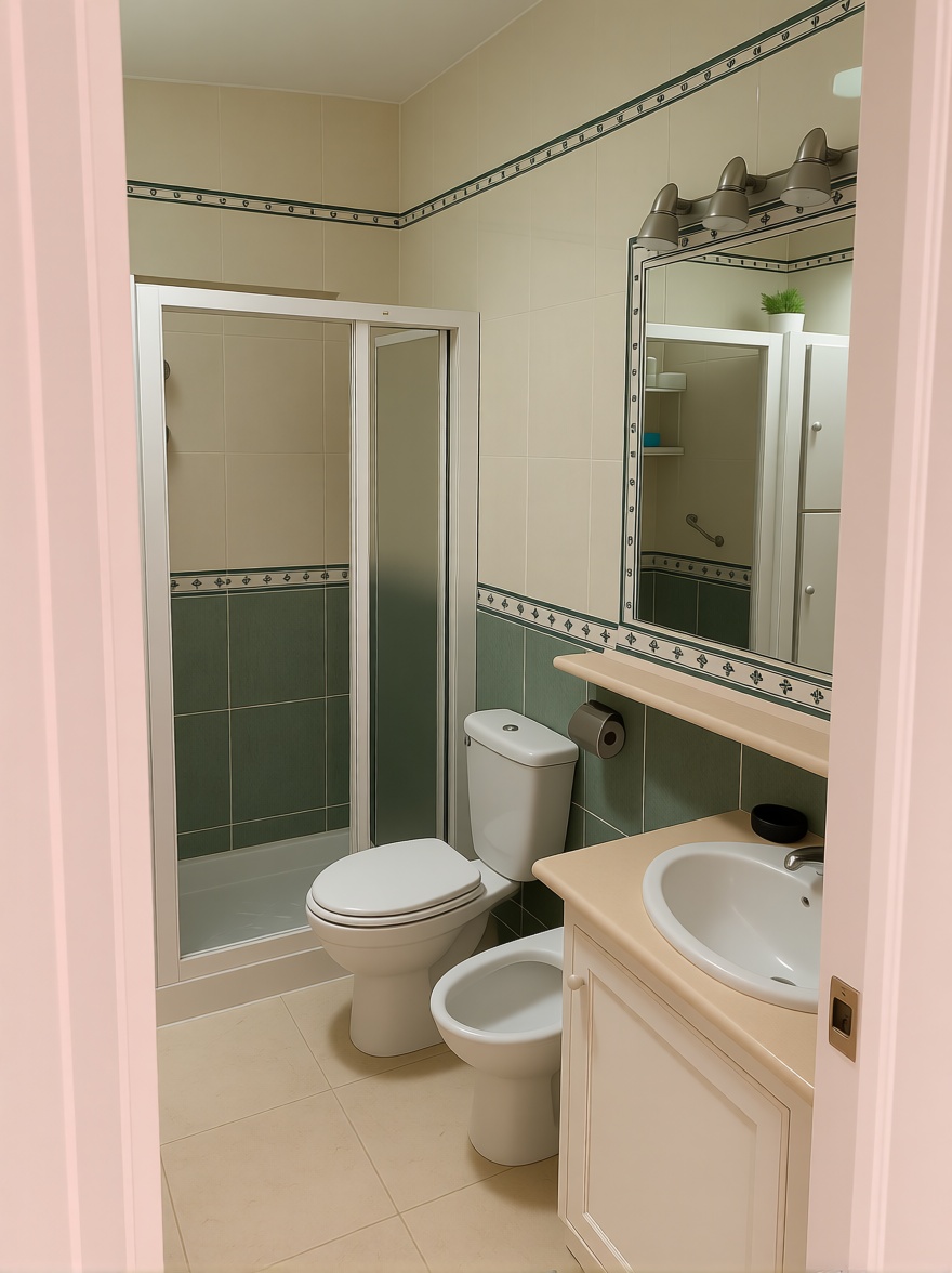 Chalet con acceso directo a playa en La Manga del Mar Menor — Baño