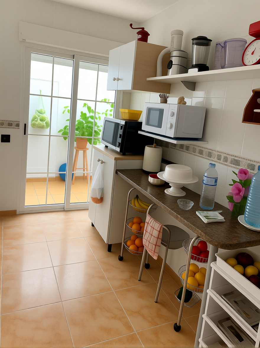 Chalet con acceso directo a playa en La Manga del Mar Menor — Cocina