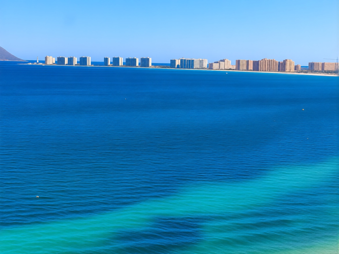 Piso en primera línea de playa en La Manga del Mar Menor — Vista mar