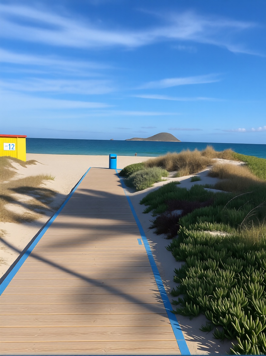 Beachfront flat in La Manga del Mar Menor — Sea view