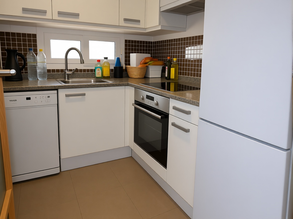Beachfront flat in La Manga del Mar Menor — Kitchen