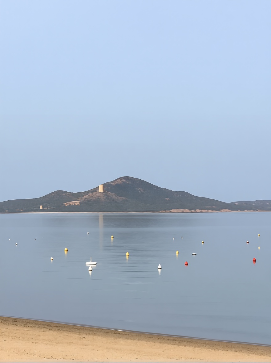 Chalet with direct beach access in La Manga del Mar Menor — Sea view