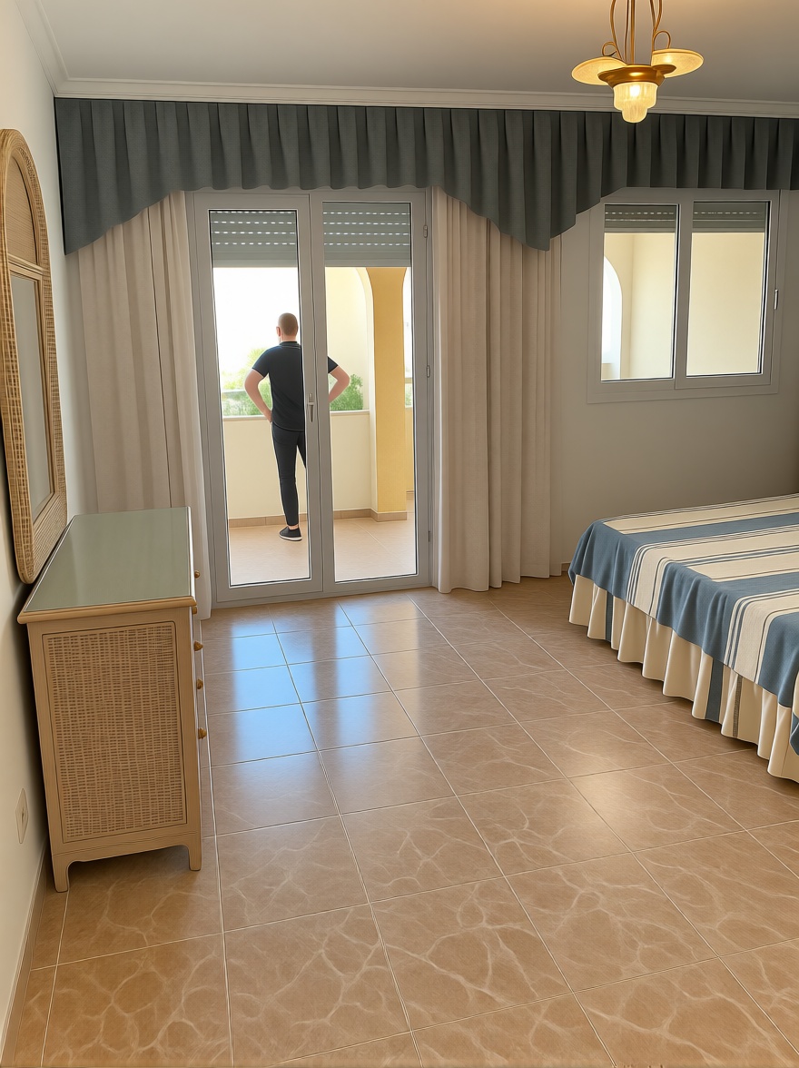 Chalet with direct beach access in La Manga del Mar Menor — Bedroom