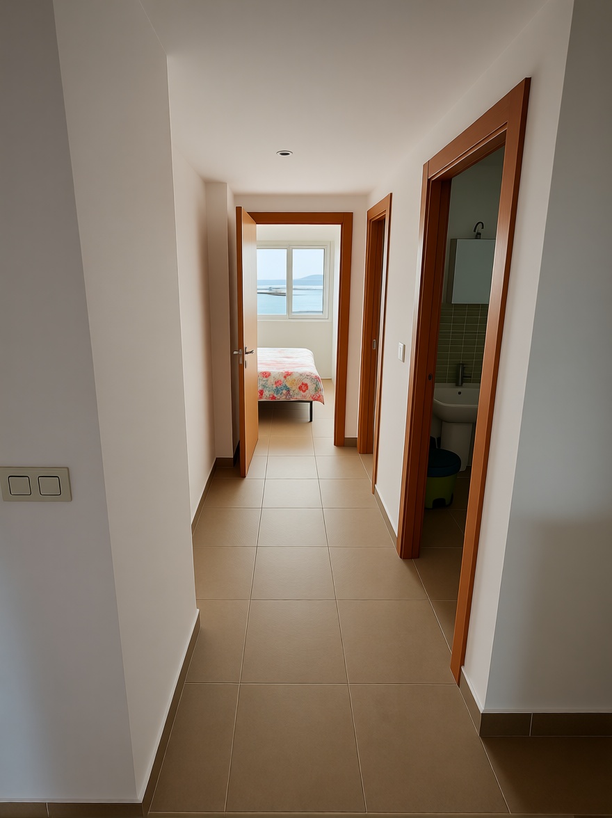 Beachfront flat in La Manga del Mar Menor — Bedroom