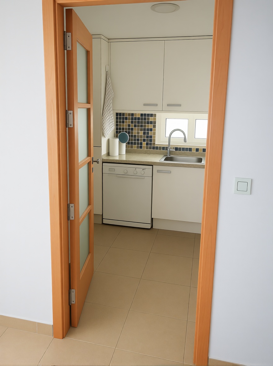 Beachfront flat in La Manga del Mar Menor — Kitchen