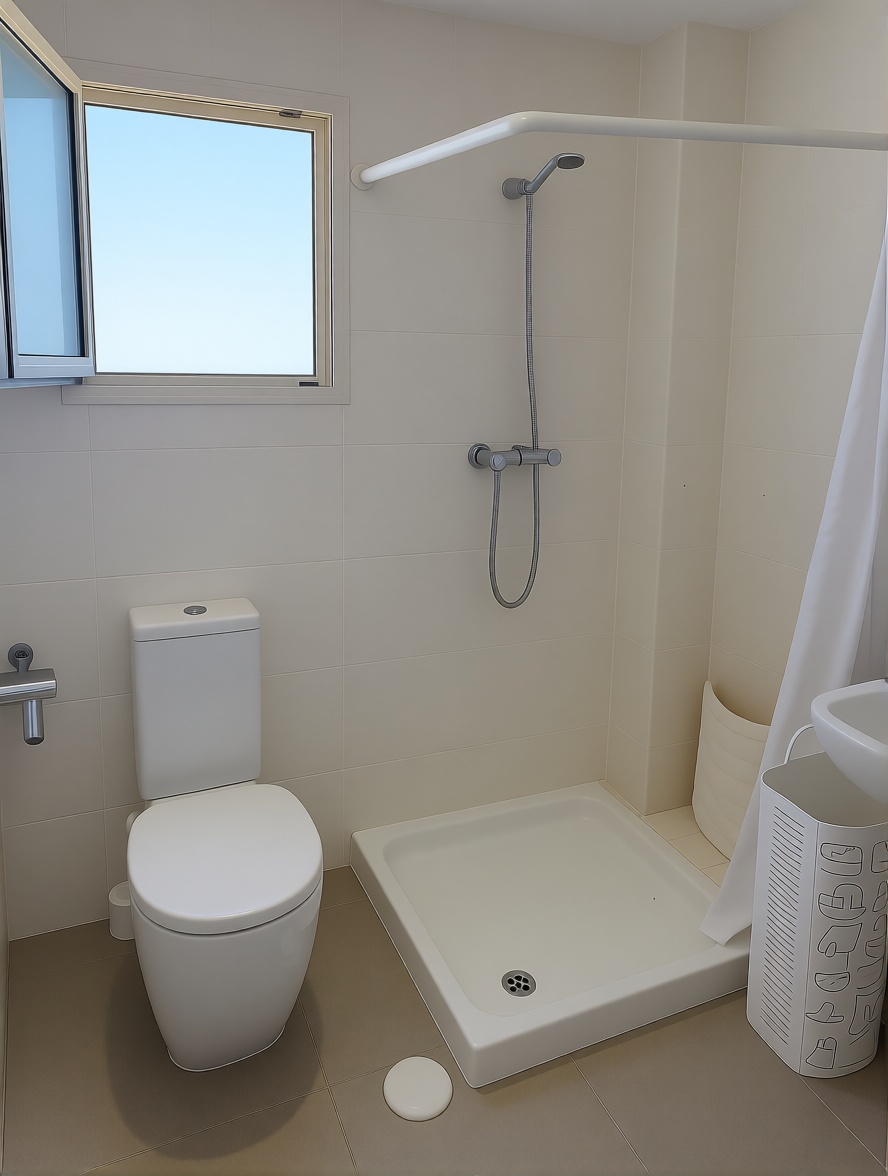 Beachfront flat in La Manga del Mar Menor — Bedroom