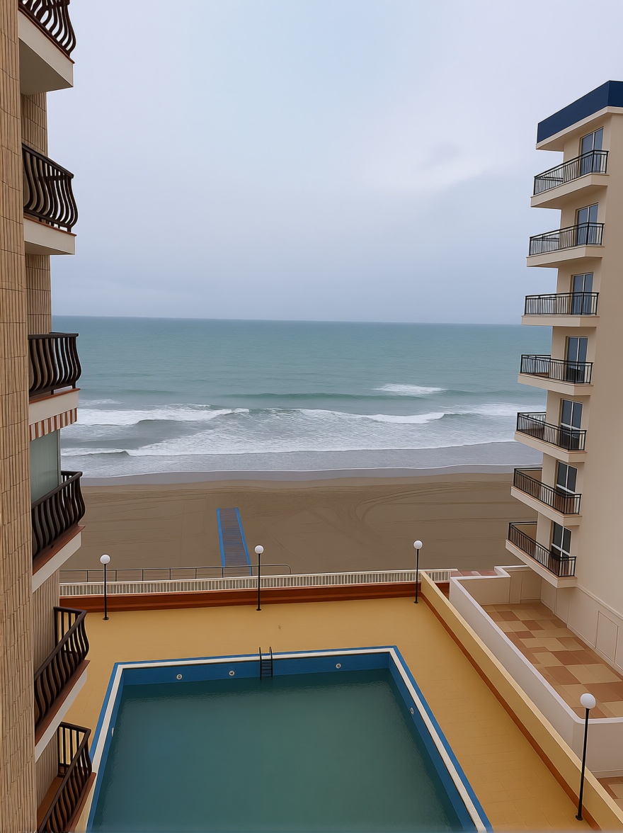 Beachfront flat in La Manga del Mar Menor — Sea view
