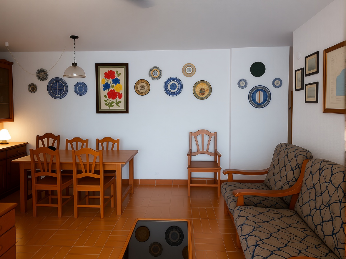 Beachfront flat in La Manga del Mar Menor — Living room