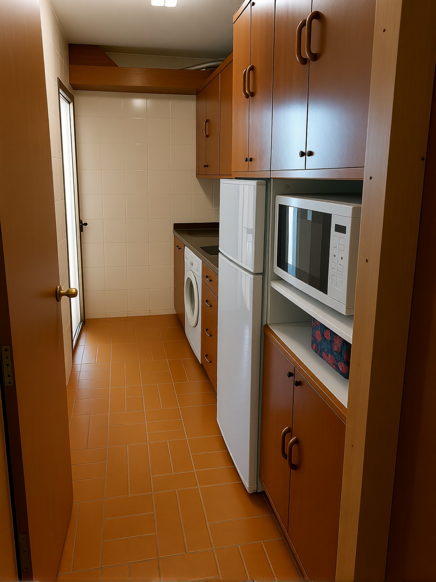 Beachfront flat in La Manga del Mar Menor — Kitchen