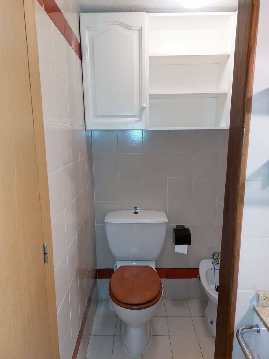 Beachfront flat in La Manga del Mar Menor — Bathroom