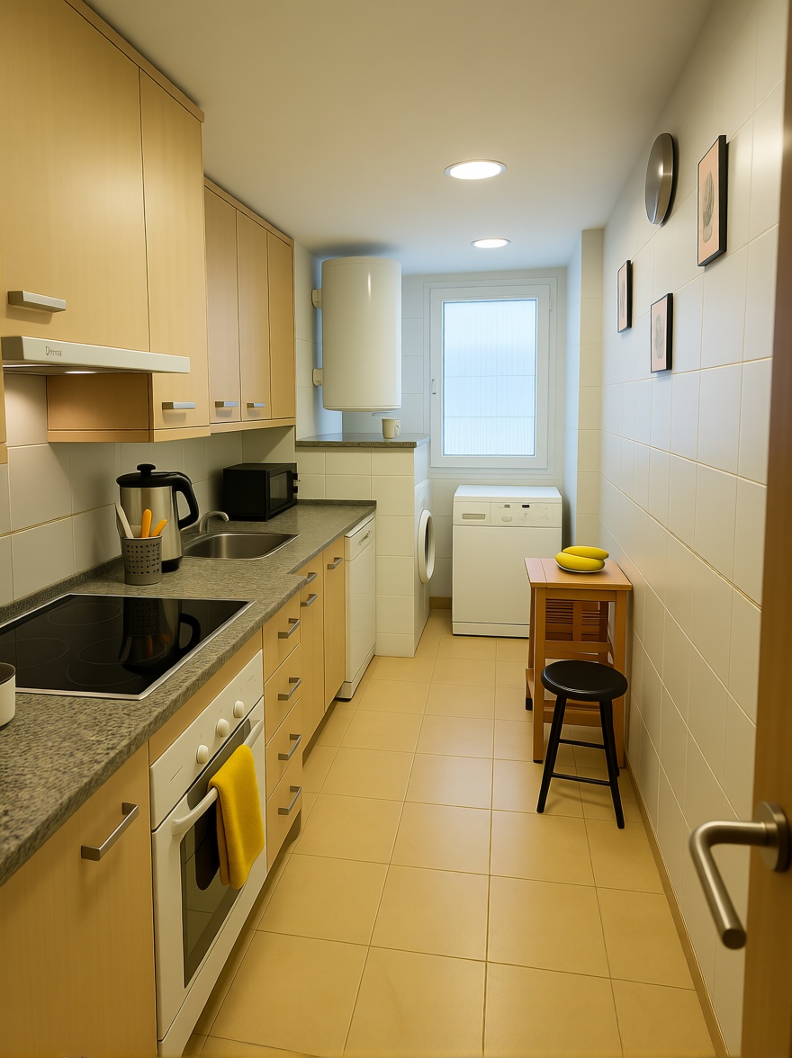 Appartement en première ligne de plage à La Manga del Mar Menor — Cuisine