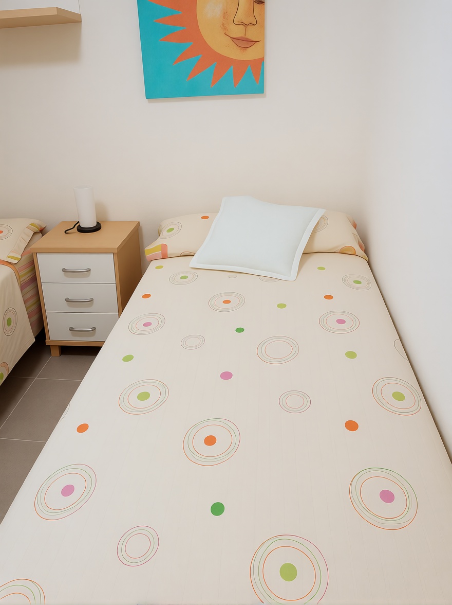 Apartamento em primeira linha de praia em La Manga del Mar Menor — Quarto