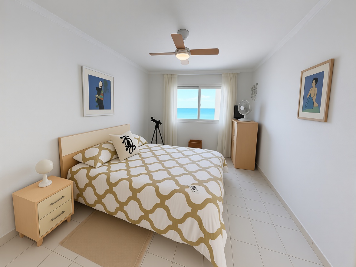 Dúplex en primera línea de playa en La Manga del Mar Menor — Dormitorio