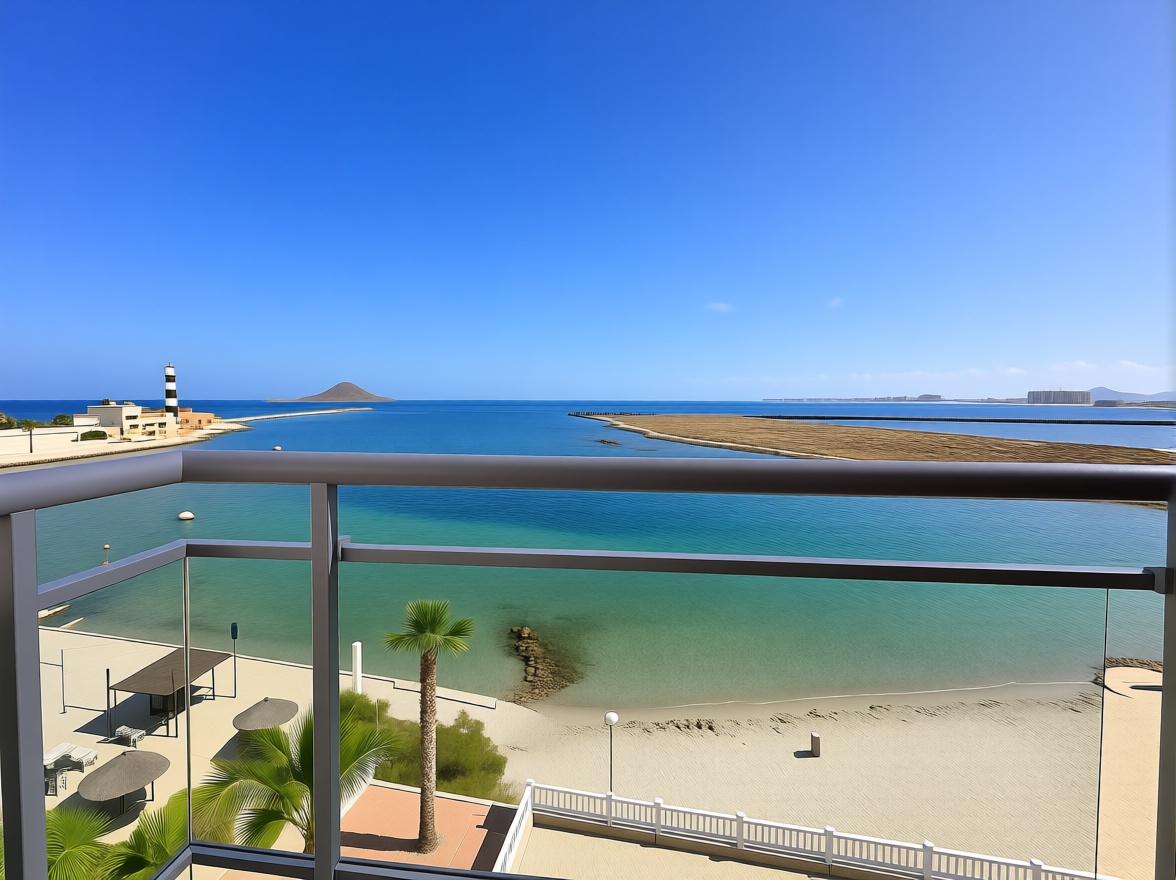 Piso en primera línea de playa en La Manga del Mar Menor