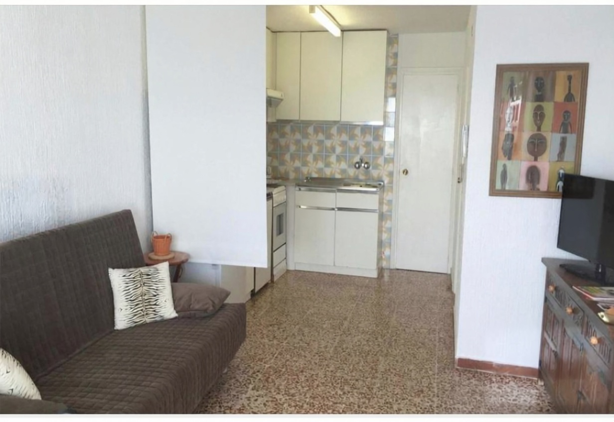 Wohnung in erste Strandlinie in La Manga del Mar Menor — Wohnzimmer