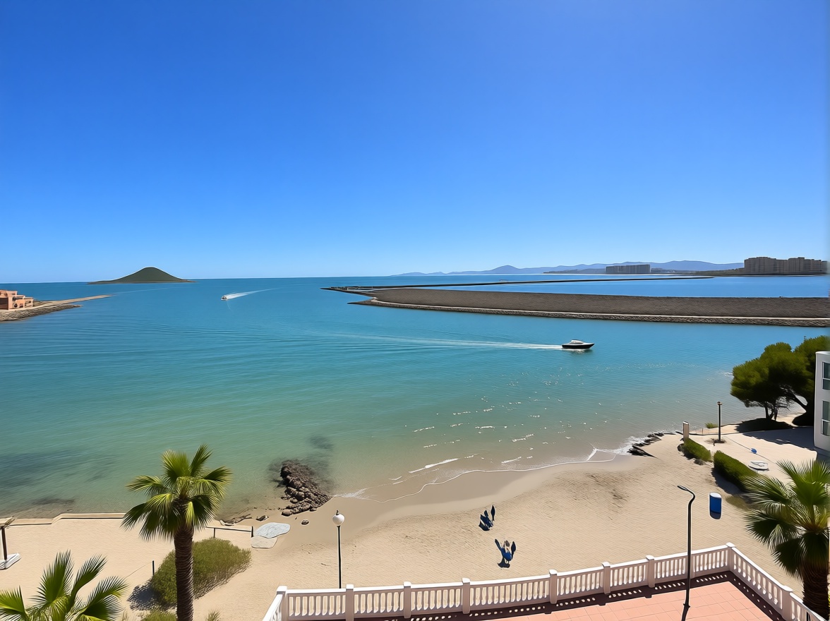 Appartement en première ligne de plage à La Manga del Mar Menor — Vue mer
