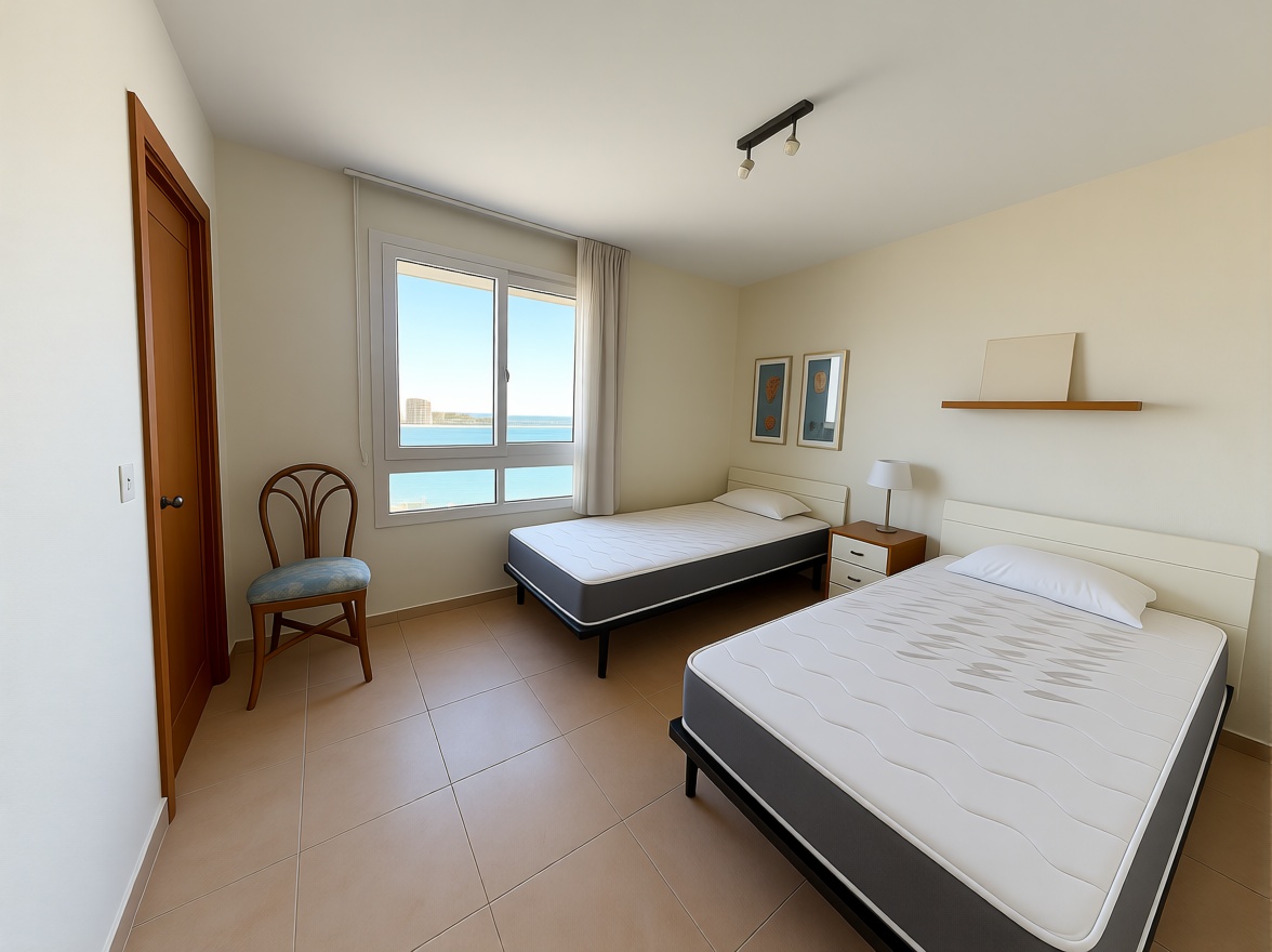 Appartement en première ligne de plage à La Manga del Mar Menor — Chambre