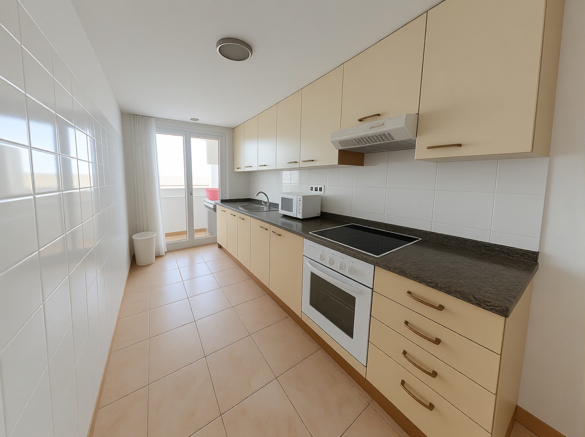 Appartement en première ligne de plage à La Manga del Mar Menor — Cuisine